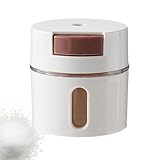Salt and Pepper Shakers - Control Your Sodium Intake With Precision | Wall-Mounted Seasoning Dispenser With 0.5G Quantitative Output | Features Magnetic Suction For Easy Access And Double Seal For Fre