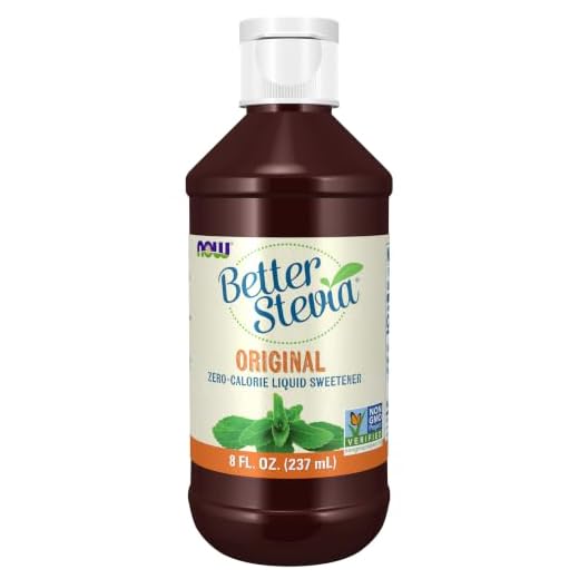 NOW Foods BetterStevia Original Zero-Calorie Liquid Sweetener, Keto Friendly, Suitable for Diabetics, No Erythritol, 8-Ounce