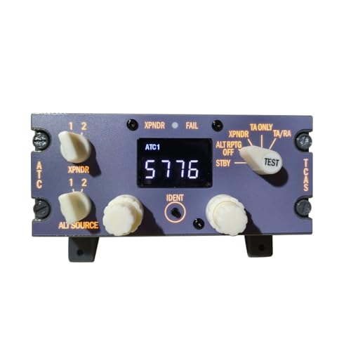 Panel Transponder ATC B737 para Simulador de Vuelo