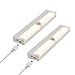 Produktbild mostfeel  2pcs Sensor Bewegungsmelder Nachtlicht mit Batterie/Akku und 10 LED, Wireless-Maßstab, Schrank, Schublade, Baracca, Kabinett