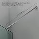 Stabilisierungsstange Feststab Teleskopstange einstellbar 73-123cm, verwendet für Duschwand Glaswand begehbare Stabilisierungsstange Glasstärke 8mm-10mm，Quadratischer Stützstab Silber