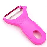 GRIRIW 5 Stück Teiliges Multifunktions obst Gemüseschälset mit Kunststoffgriff Ergonomischer und Reibe Vielseitiges Küchengadget zum Schälen und Schneiden Farblich Zufällige Farbe