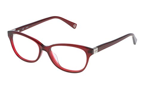 LOEWE VLW9245307FQ Monturas de gafas, Deportivas, 55, Shiny Dark Burgundy