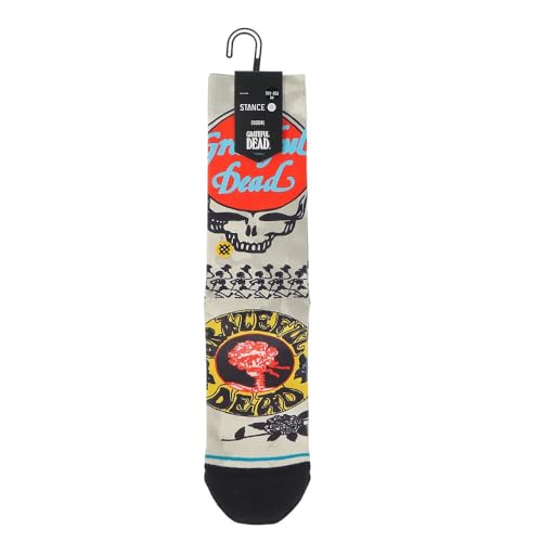 Chaussettes Stance Grate Crew Vintage Blanc de sport et de loisir avec soutien de la voûte plantaire