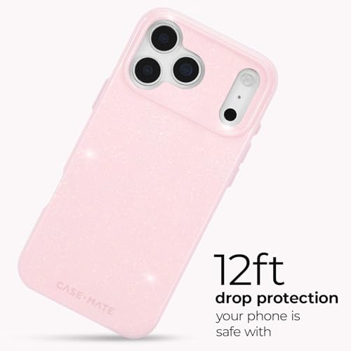 Image of Case-Mate iPhone 17 Pro Max Case - Ballet Pink Twinkle