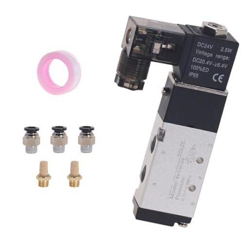 Vanne solénoïde 4V110-06 110V compresseur air 5 voies 2 positions