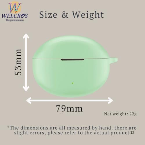 Image of WELCROS Soft Silicone Protective Case Cover for OnePlus Buds 4 (Matcha)