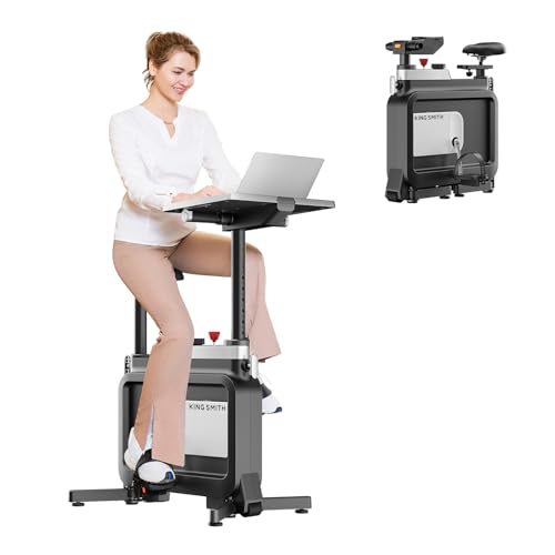 6 en 1 Bicicleta Estática en Casa, plegable debajo de la biciclet...