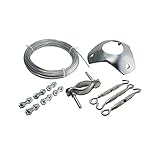 tensores de vientos para carpas 1 abrazadera Kit de Vientos (tensores) para Antena TV. (Kit de Vientos)