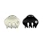 Elegant Black, Cream White