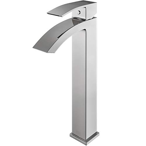 Product Image of the VIGO Duris 12'' H Single Handle Single-Hole Bathroom Vessel Faucet in Chrome-VG03007CH