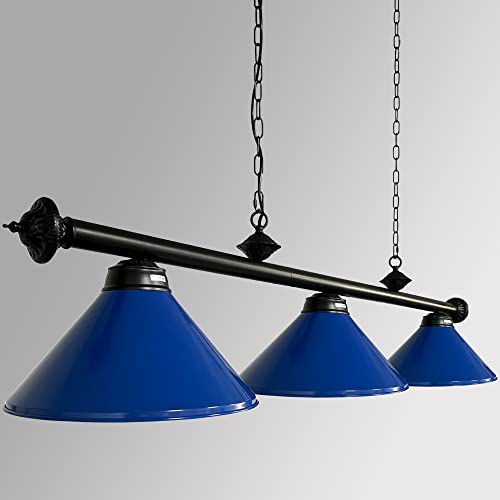 Etoten 59" Pool Table Light For Snooker Table, Classic Billiards & Pool Table Light Fixtures For 7' 8' 9' Table - Pool Table Lighting, Billiards Light, Billiards Room, Kitchen Island(Blue) #TOP18