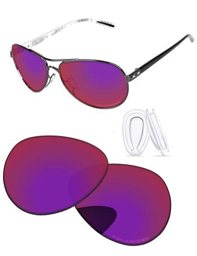 Image of Replacement Lenses & Nosepads for Oakley Feedback OO4079 59mm Sunglass - Precision Fit, UV Block & Impact Resistant