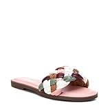 sandalias rosa palo tacon ancho Suela antideslizante Refresh 79478, Sandalias Planas Mujer, Nude, 37 EU