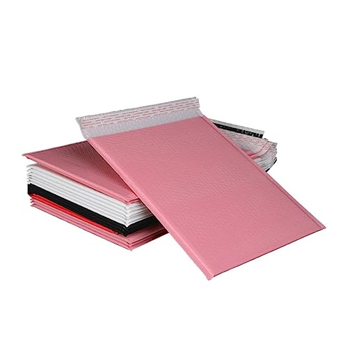 LALAFINA 25pcs Eraser Cleaner Roller Photo Board Wall Decals Peel and Stick Pe Bubble Bag Baseball Ice Cream Bowls Portable Wipes Dispenser Hospital Id Bands Clothing Pink Small Envelope