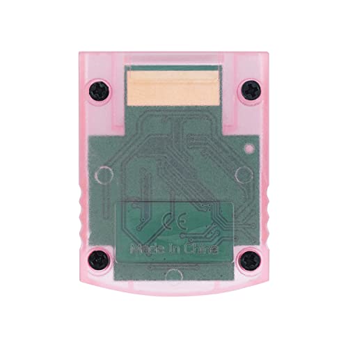 Mcbazel Gamecube Memory Cards,Memory Card Compatible with Gamecube and Wii Console - Pink 256MB - Thumbnail 3