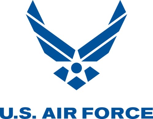 Officially Licensed U.S. Air Force Decal (USAF), Sticker for Truck or Car Windows, Laptops, Tablets, etc., (5.5 x 4.25 inches)