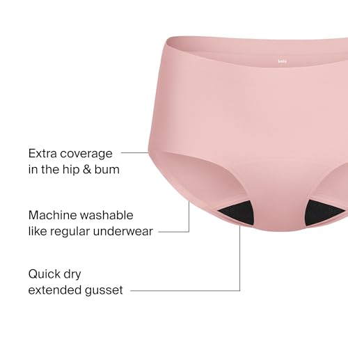 Image of KNIX Women Leakproof Period Underwear Boyshort - Heavy Flow Protection, Absorbs 4-7 Super Tampons