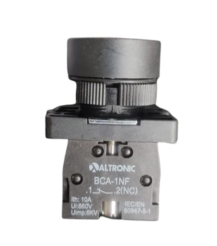 BOTOEIRA DE COMANDO - 1NF VERMELHA 22MM