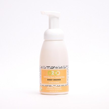 ORGO Organic Orange Scented Foaming Soap For Face & Hands - Everyday Everybody