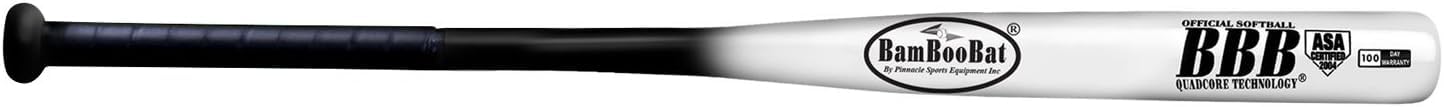 BamBooBat Endloaded Slowpitch Softball Bat ASA Approved- 34 Inch 100 Day Warranty