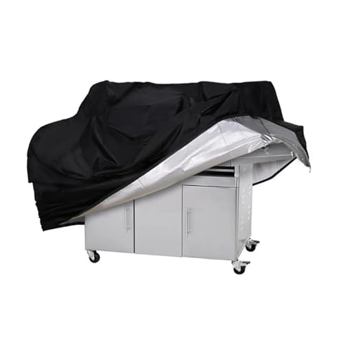 Couverture de barbecue étanche pour abriter le gril du jardin noir