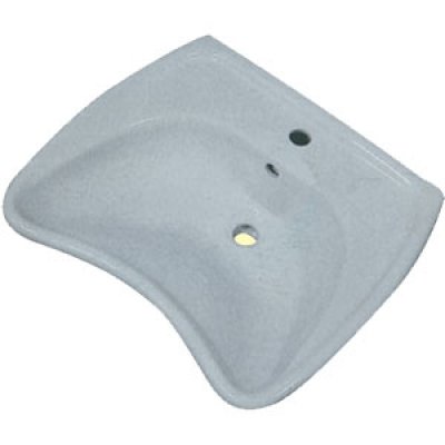 Lavabo per disabili Star 60 cm x 51 cm x 20 cm, Moderno, A parete, Non lucidato, Central