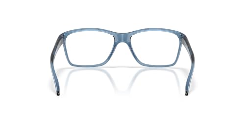 Image of Oakley Youth Unisex Kids OY8010 Cartwheel Rectangular Prescription Eyewear Frames, Polished Clear /Demo Lens