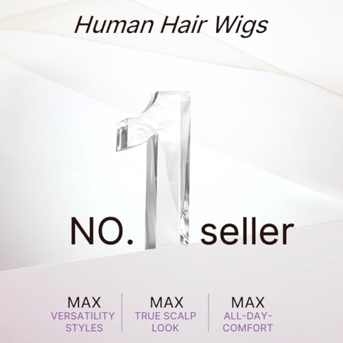 Image of LUVME HAIR All-Day Comfort Real Glueless 7x6 HD Lace Wig 200% Density Hair PartingMax Lace Wigs Loose Body Wave Lace Front Wigs Human Hair Pre Cut Plucked Lace Frontal 20 Inches Natural Black Color