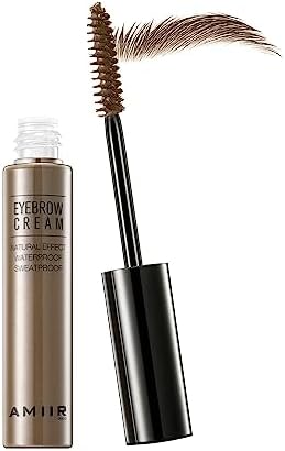 AMIIR Eyebrow Gel Mascara Eye Brow Fill In Sparse Volumizing Enhance Brush Tamp Tinted Coloring Waterproof Long-Lasting, Brown