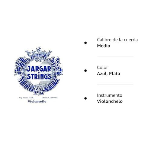 Cuerda Voloncelo – Jargar (Azul) (Cromo) 1 Medium Cello 4/4 (La) A (Una Unidad)