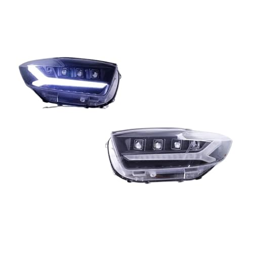 Phares avant et arrière pour Toyota Highlander 2007-2011 avec feux de brouillard et clignotants