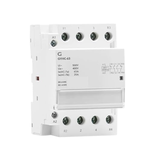 Contacteur modulaire 4P 63A 4NC pour résoudre les surcharges de tableau électrique domestique