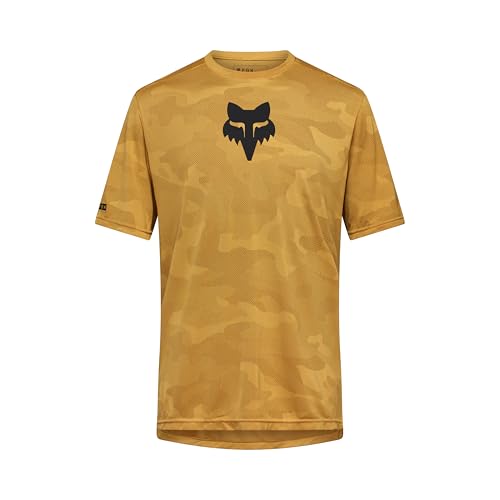 Fox Racing Herren Ranger Tru Dri Kurzarm Mountainbike-Trikot, Bronze, Größe S Fashion