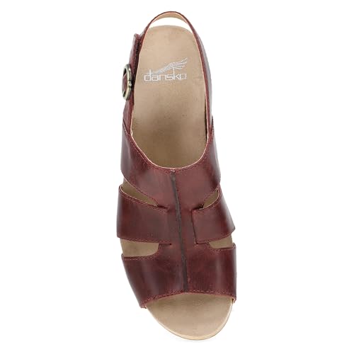 Dansko Tatiana Stylish Gladiator Sandal for Women - Luxe Leathers and a Heel for a Classy, All-Day Look - Cushioned Footbed for All-Day Comfort2