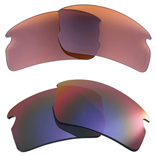 LenzFlip 2色セット Oakley Flak 2.0 アジアンフィット 偏光 交換レンズ オークリー フラック2.0 Asian Fit