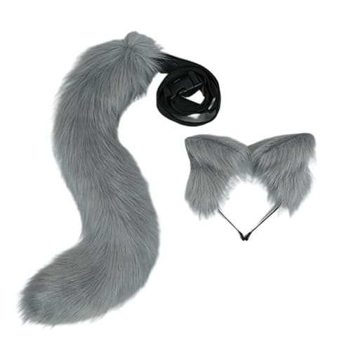 Bandeau oreilles en peluche et queue animale le cadeau de costume idéal pour passionnés