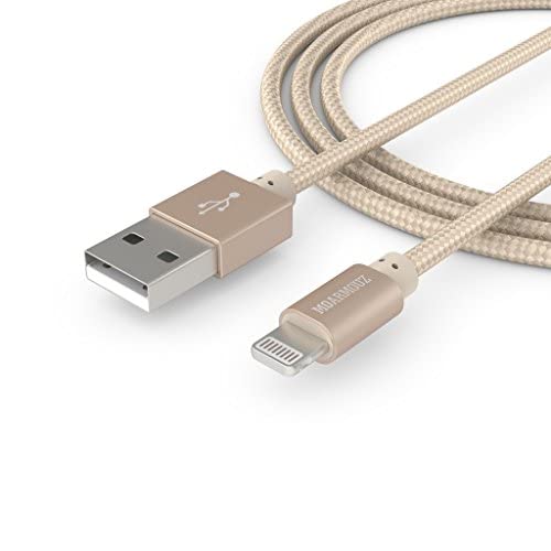 See full amazon price history chart for MoArmouz Apple MFi Certified Nylon Braided Durable Lightning Cable to Fast Charge USB and Data Sync Cord for all iPhone Series and ipad- 3ft(Gold) MoArmouz Apple MFi Certified Nylon Braided Durable Lightning Cable to Fast Charge USB and Data Sync Cord for all iPhone Series and ipad- 3ft(Gold) (B07CRGX14B) Amazon Price History, Amazon Price Tracker
