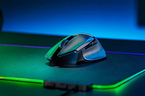 Razer-Basilisk-X-HyperSpeed--Raton-inalambrico-para-juegos-Raton-Gaming-con-tecnologia-Razer-HyperSpeed-inalambrico-sensor-optico-5G-y-6-botones-configurables-libremente-Negro