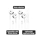 2 Packs-for iPhone Headphones Wired Earbuds/Earphones Nosie Reduction Built-in Microphone & Volume Control Headsets Compatible with iPhone 14/13/12/11/XR/XS/X/8/7/SE/Pro/Pro Max