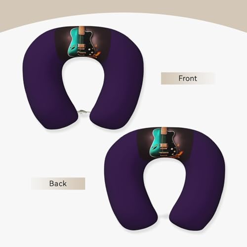 Almohada cuello en U de espuma viscoelástica 25 cm miniatura 3