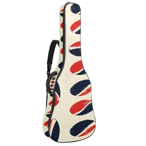 Sac à dos guitare acoustique 109 cm étui souple Oxford pour guitare basse
