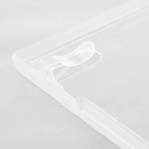 Maxtek 14mm Single Clear Standard DVD Case with Outter Clear Sleeve, 25 PCs. Disc Not Included.