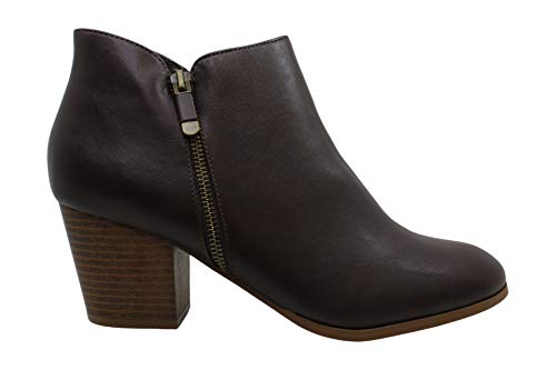 Style & Co. Masrinaa Ankle Booties Women's Shoes Brown Size 8 M