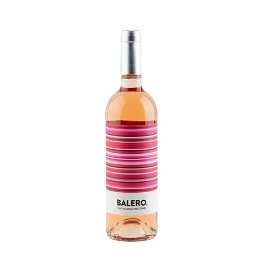BALERO - Vino Rosado Tranquilo, Vino Rosado Mexicano, Elaborado con Uvas Garnacha y Tempranillo, Contenido: 1 botella de 750 mililitros, vino seco, refrescante acidez, frutal. Región: Ezequiel Montes, Querétaro