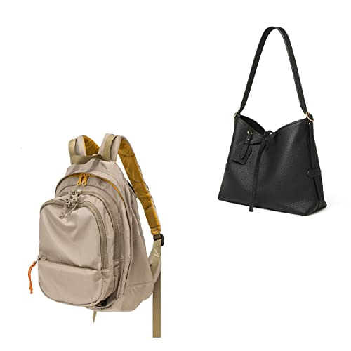 Doris&Jacky Unisex Campus Backpack Large Capacity Travel Casual Daypack For Women (Beige) #TOP23