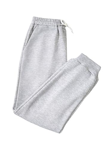 Floerns Girl's Clothes Fall Outfits Drawstring Waist Athletic Joggers Sweatpants with Pocket