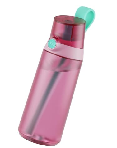 Bouteille 600ml Rose air upp Mini Sipper gourde sans sucre pour retrouver le plaisir de l'eau