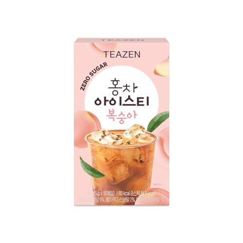 yTEAZENzeB[[ gACXeB[ 50g (5g×10) s[` TEAZEN Zero sugar ice tea 50g (5g×10pieces) Peach