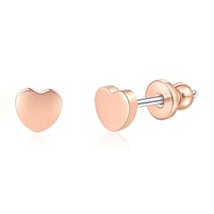 Heart Rose Gold Tone